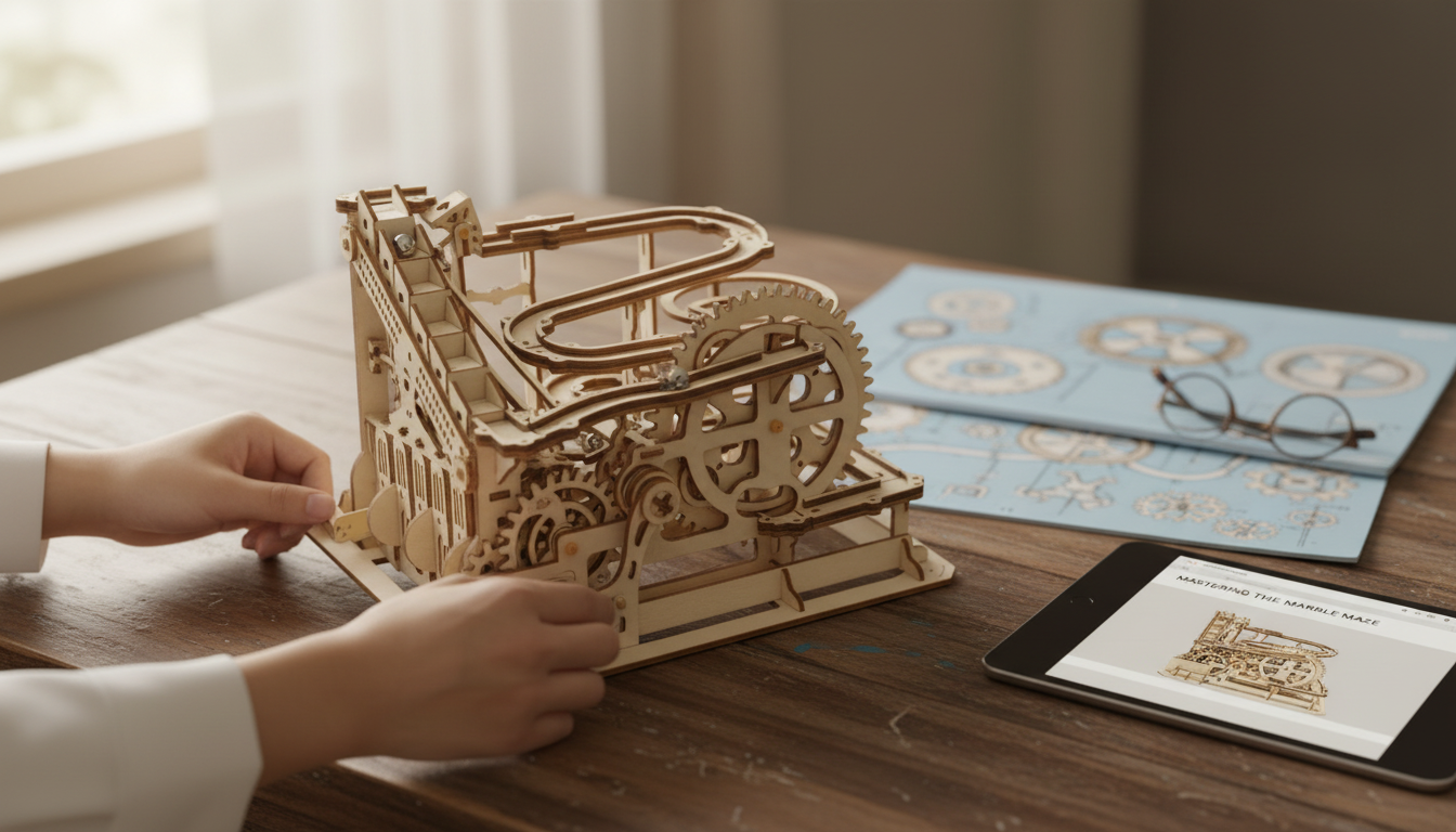 3 Kinds Marble Run Wooden Kit: Build, Tune, Enjoy