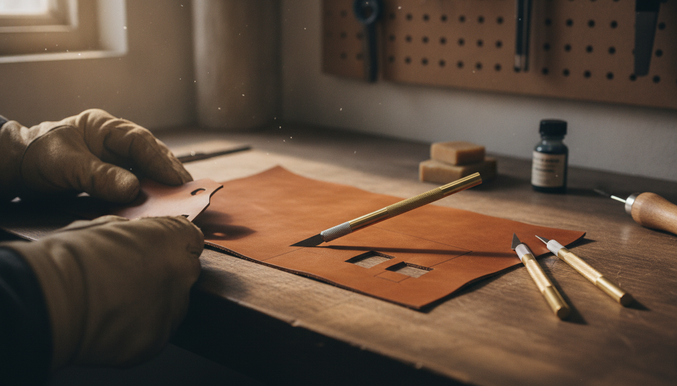 Scalpel Knife Set for Leather: Precise Cuts & Details